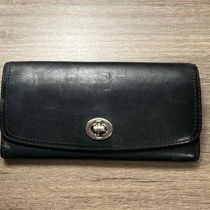 Coach leather wallet